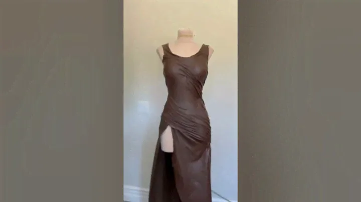 Recreating Zendaya’s Balmain Leather dress 👗