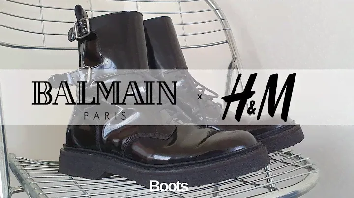 Balmain for H&M: Leather Boots