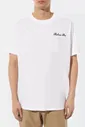 Мужская белая футболка Balmain logo-embroidered