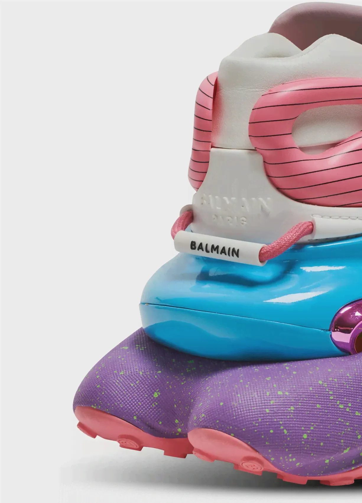 Кроссовки Balmain B-Bold Maximum Unicorn разноцветные-4