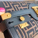 Женский клатч Balmain B-Buzz 25x12 см - Brown
