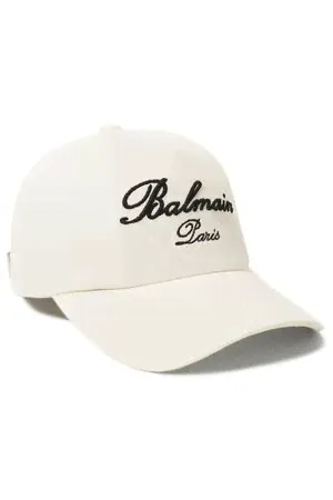Хлопковая бейсболка Balmain-0