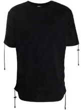 Balmain футболка с кулиской-0