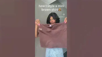 how I’d style a mini skirt🤎#fashiononreels #2023fashiontrends #youtubeshortsviral #tiktok #hm #reel