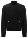 Balmain Bomber Jacket With Balmain Signature Embroidery On The Back - 48