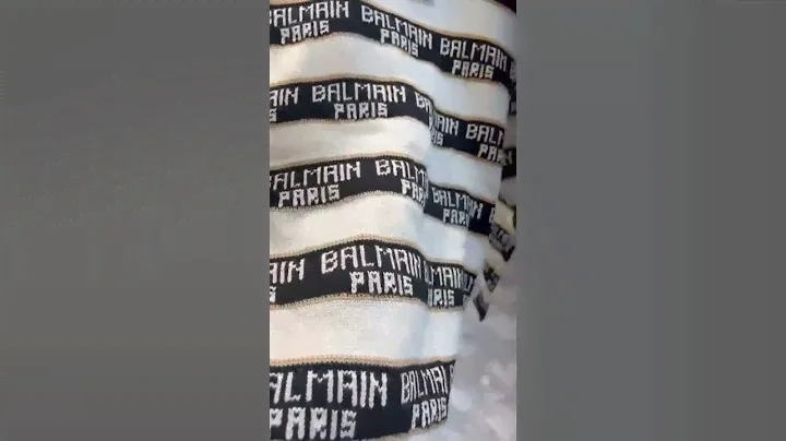 TURKISH HIGH QUALITY*BALMAIN PARIS LOGO PRINT PREMIUM FULL SLEEVES SWEATER* #fashion#luxury#viral