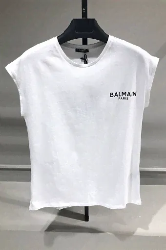 Женская футболка Balmain Paris - White (02333678)