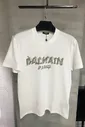 Футболка белого цвета Balmain Paris logo-print