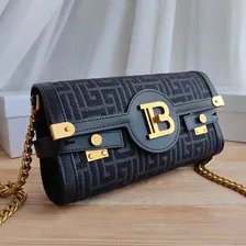 Женский клатч Balmain B-Buzz 25x12 см - Black